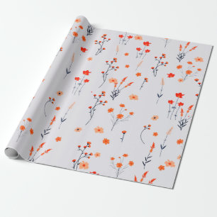 Lovely Vintage Soft Roses Floral Wrapping Paper