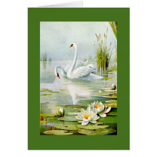 Lovely Vintage Swans