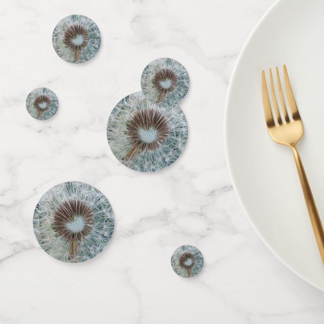 Lovely White Dandelion Confetti (Group)