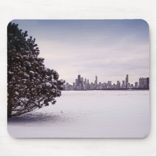 lovely winter Chicago - mousepads