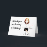 ***LOVELY WORKING LADY CELEBRATE YOUR BIRTHDAY*** CARD<br><div class="desc">LET HER KNOW ***GET OUT AND CELEBRATE*** AND ***ENJOY YOUR BIRTHDAY***</div>