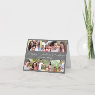 Lovely Writing Fathers Day Photo Card