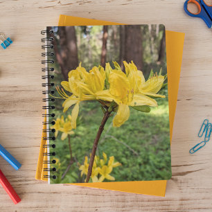 Lovely Yellow Azalea Floral Notebook