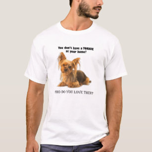 Lovely Yorkie Cute Yorkshire Terrier with Love T-S T-Shirt