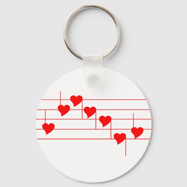 Love'n Notes Key Ring (Front)