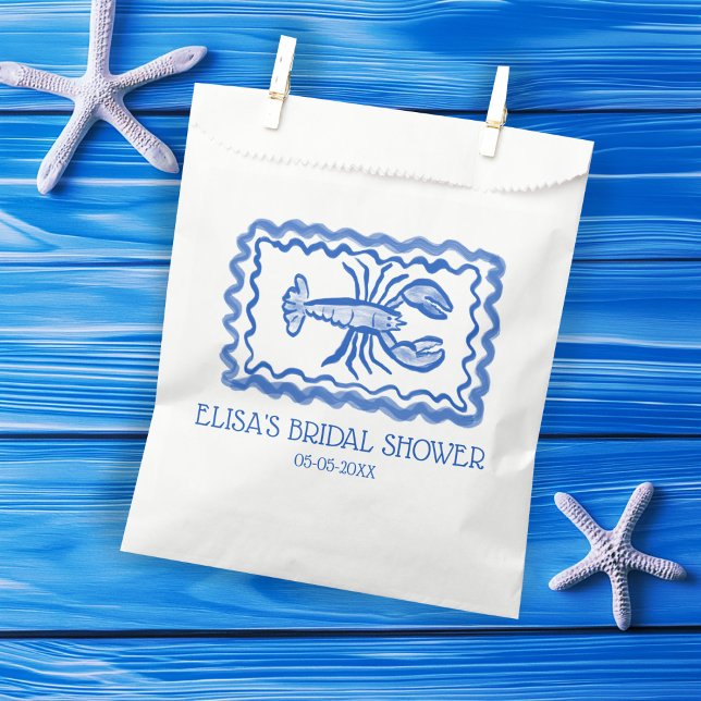 LoveNotes from Sea Lobster CUSTOM Bridal Shower Favour Bag (LoveNotes from Sea Lobster CUSTOM Bridal Shower Favor Bag
)
