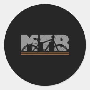 Lover Biking Mtb Shorts And Downhill Mtb Gloves Mo Classic Round Sticker