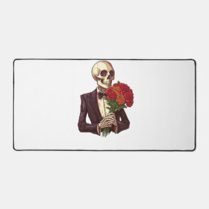 Lover Bones � Funny Romantic Skeleton Desk Mat