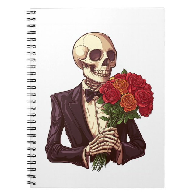 Lover Bones � Funny Romantic Skeleton Notebook (Front)