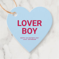 Lover boy blue heart funny cute Valentine's Day