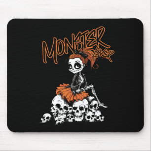 Lover Fun Skeleton Ghoul Cute Vintage Halloween 1 Mouse Pad