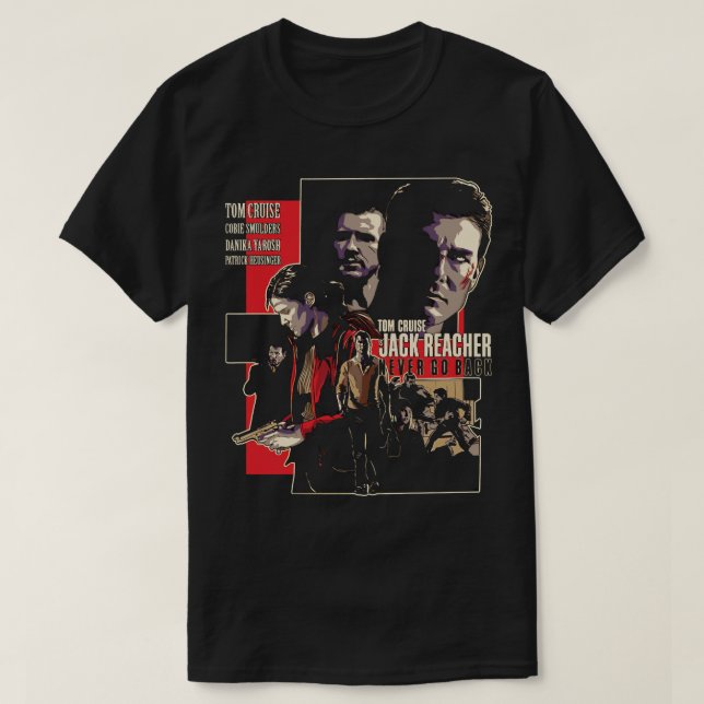 Lover Gift Jack Reacher Video Movie Tv Series Show T-Shirt (Design Front)