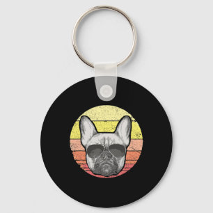 Lover Gifts French Bulldog Women's Frenchie Men's Key Ring
