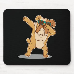Lover I Dabbing English Bulldog  Mouse Pad