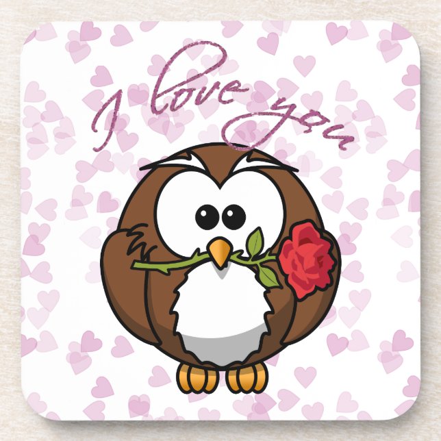 lover owl coaster (Front)