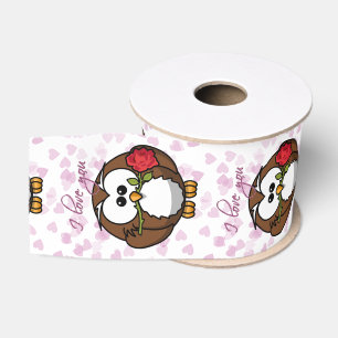 lover owl grosgrain ribbon