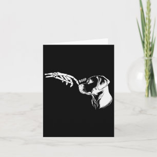 Lover Skeleton Hand Boop Funny Halloween 2023 Labr Card