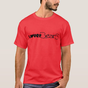LoverBearS logo--black on red T-Shirt