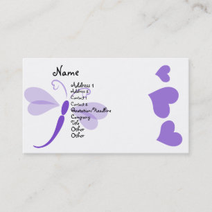 Loverly Dragonfly Business Card