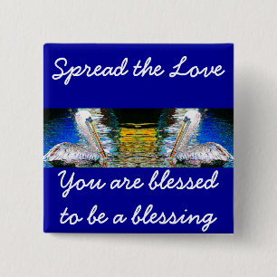 Lovers at Heart_ 15 Cm Square Badge