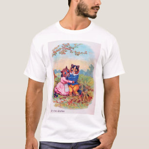 Lovers Cat (Strong Emotion), Louis Wain T-Shirt