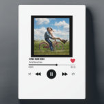 Lovers Custom Personalised Photo Our Song Plaque<br><div class="desc">Lovers Custom Personalised Photo Our Song</div>