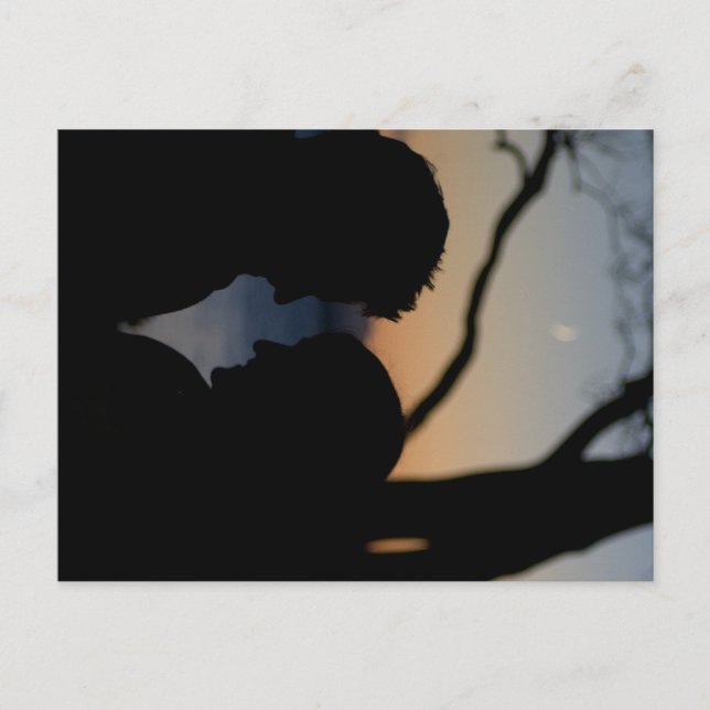 lovers embrace postcard (Front)