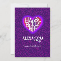 Lover's Heart® Customise Birthday Card/Invite