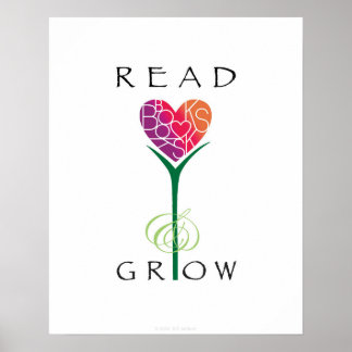 Lover's Heart® Read Books & Grow Poster