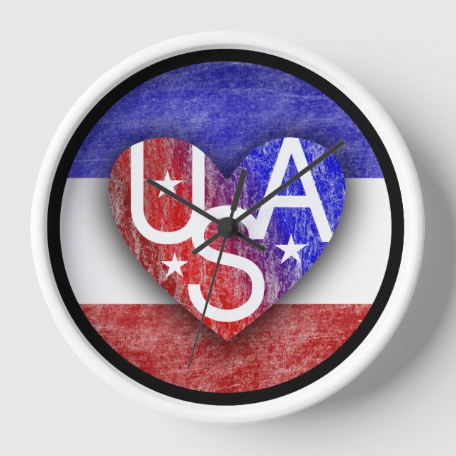 Lover's Heart® U.S.A. Lover's Clock (Front)