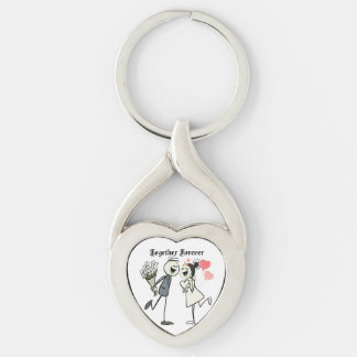 Lovers key ring