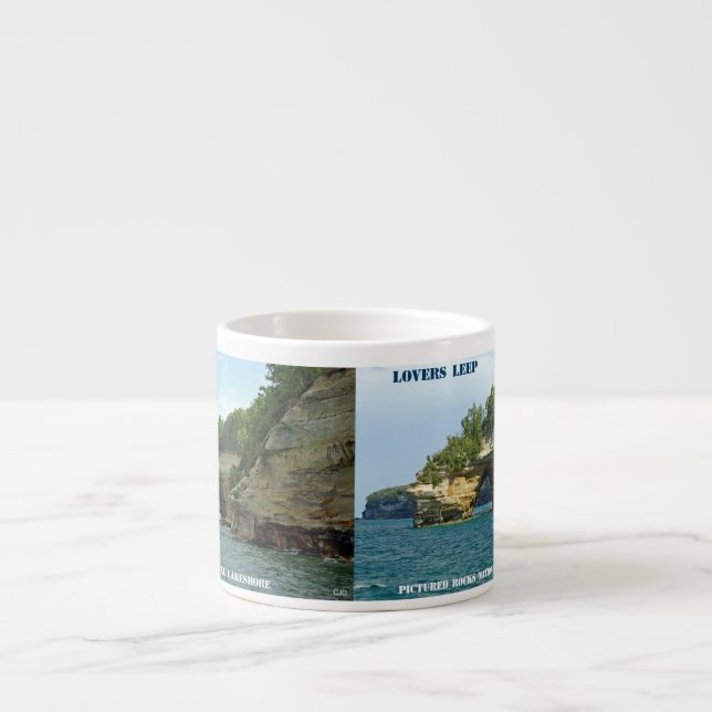 Lovers Leap espresso mug (Front)