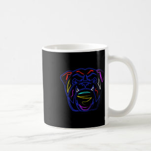 Lovers Line Drawing Artsy English Bulldog Coffee Mug