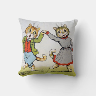 Lovers of cats, Louis Wain Cushion