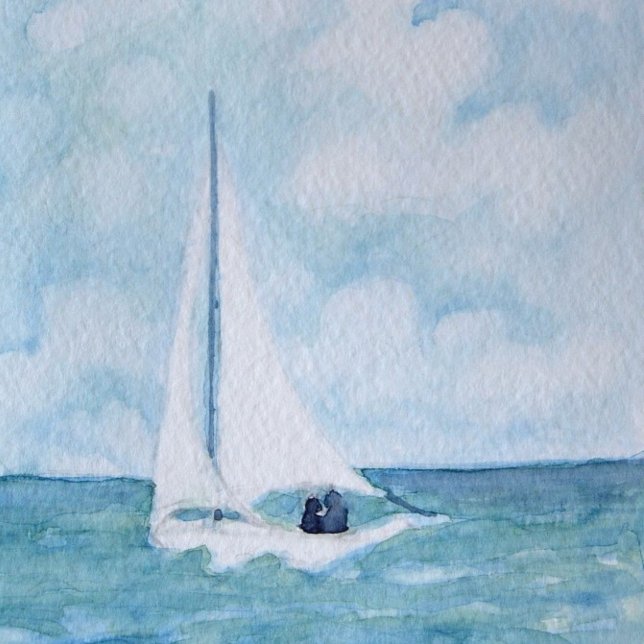 Lovers on a sailboat -Save the Date Save The Date (Creator Uploaded)