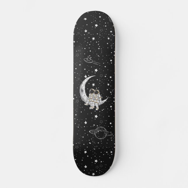 Lovers on the Moon Skateboard (Front)