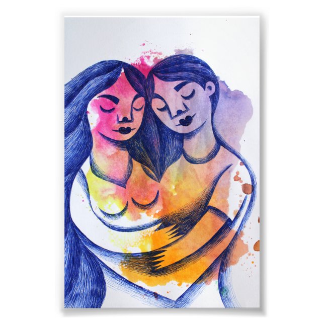Lovers Photo Print (Front)