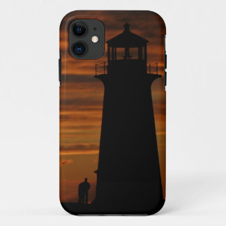 Lover's Silhouette, Peggy's Cove, Nova Scotia iPho iPhone 11 Case