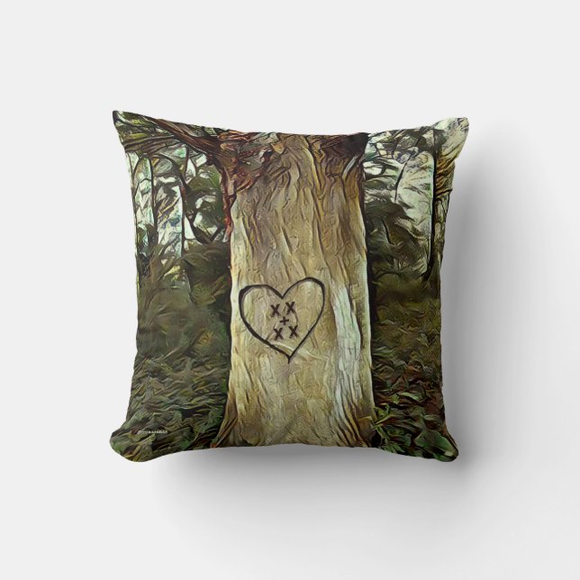 Lovers' Tree Cushion (Front)