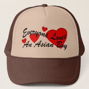 Loves Asian Boy Hat