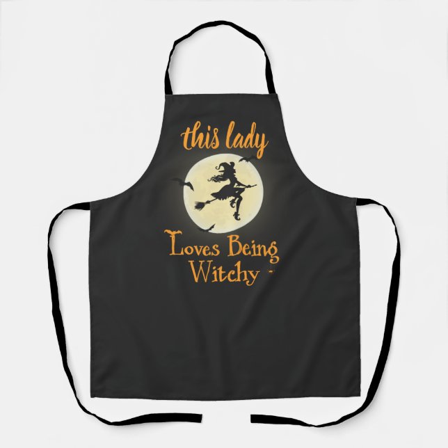 Loves Being Witchy Apron (Front)