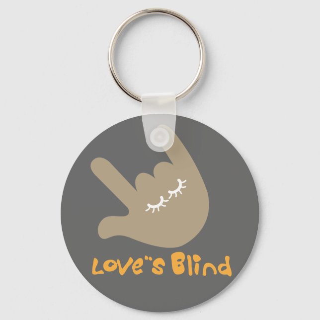 Love's Blind Keychain (Front)