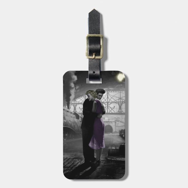 Love's Departure Luggage Tag (Front Vertical)