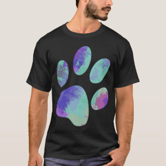 Loves Dogs Cats Animals Paw Print Animal Lover Rai T-Shirt