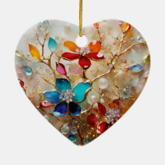 Love's Embrace: Enchanting Heart-Shaped Ornaments