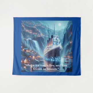 Love's Eternal Voyage" Tapestry