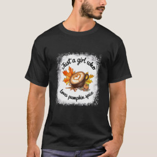 Loves Fall Coffee Pumpkin Spice Latte Autumn Women T-Shirt