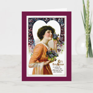 Love's Fond Message Holiday Card