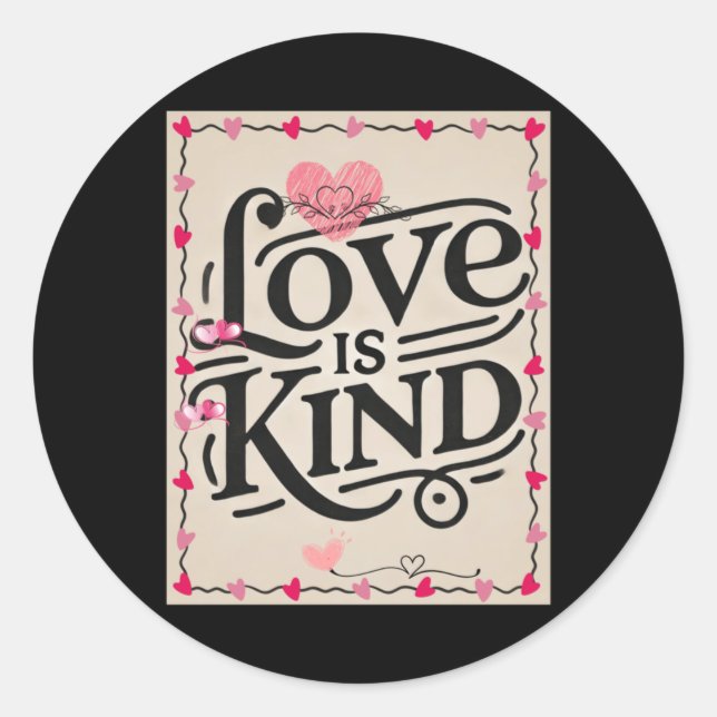 Love's Gentle Touch Sticker  (Front)