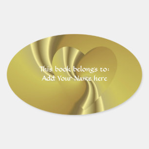 Love's Golden Slumber - Love in Disguise Oval Sticker
